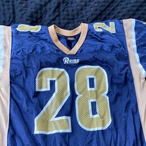Mens Nike Marshall Faulk Rams Jersey
